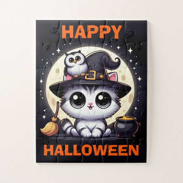 Niedliche Katzen- und Geflügelkinder Puzzle (Vertikal)