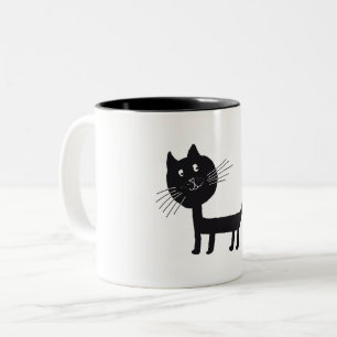 Niedliche Katzen Zeichnend Tasse