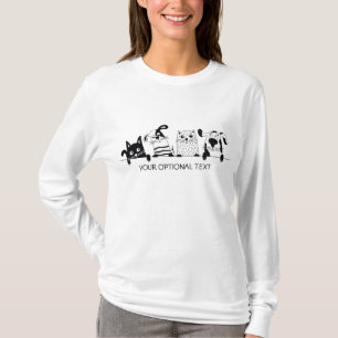 Niedliche Katzenbekleidung T-Shirt