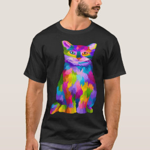 Niedliche Katzenbesitzer Grafische Katze T-Shirt
