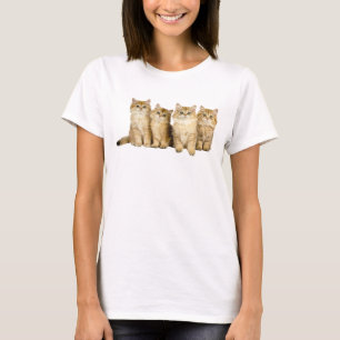 Niedliche Katzenfamilie T-Shirt