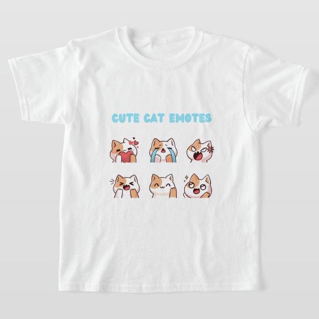 Niedliche Katzengefühls für Mädchen T-Shirt (Ablage )