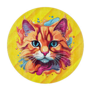 Niedliche Katzengesicht-87002 Schneidebrett