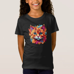 Niedliche Katzengesicht-87002 T-Shirt