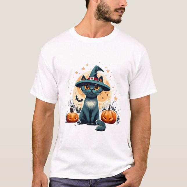 Niedliche Katzengrafik 1 T-Shirt (Vorderseite)