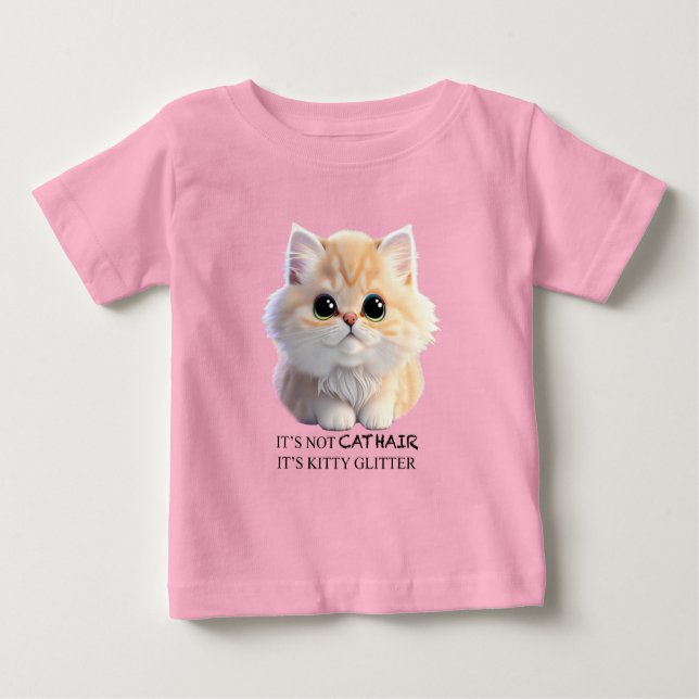 Niedliche Katzenkätzchen Baby T-shirt (Vorderseite)