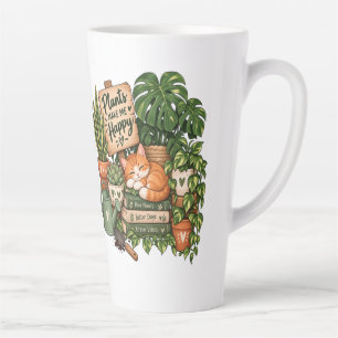 Niedliche Katzenliebhaberin von Pflanzen – Pflanze Milchtasse