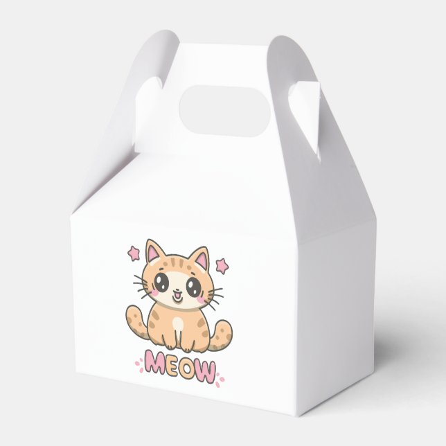 niedliche Katzenmabe Geschenkschachtel (Vorderseite)