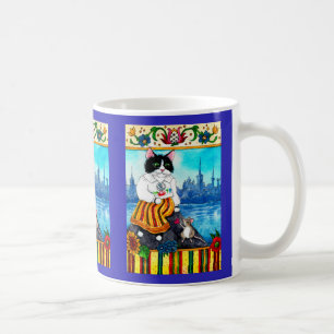 Niedliche Katzenmaus Estnische Folklore-Tasse Kaffeetasse