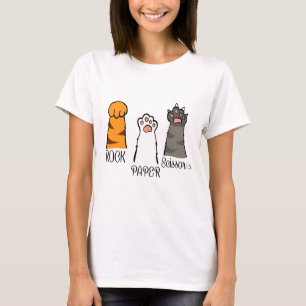 Niedliche Katzenpaw-Heimtierfutter für Katzen T-Shirt