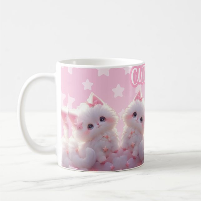 Niedliche KatzenTasse Kaffeetasse (Links)