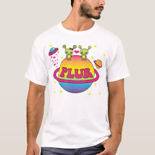 Niedliche Kawaii Außerirdische Plur T-Shirt
