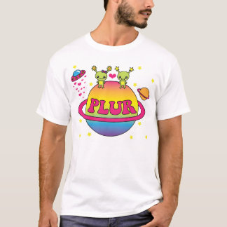 Niedliche Kawaii Außerirdische Plur T-Shirt