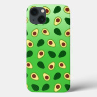 Niedliche Kawaii Avocado Steigung Muster