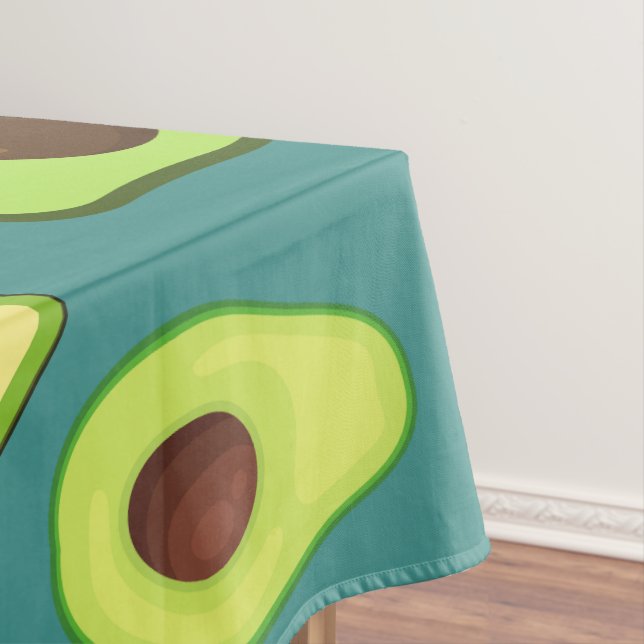 Niedliche Kawaii Avocado Steigung Muster Tischdecke (Beispiel)