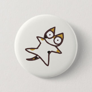 Niedliche Kawaii-Calico-Katze {viele Katzen} Button