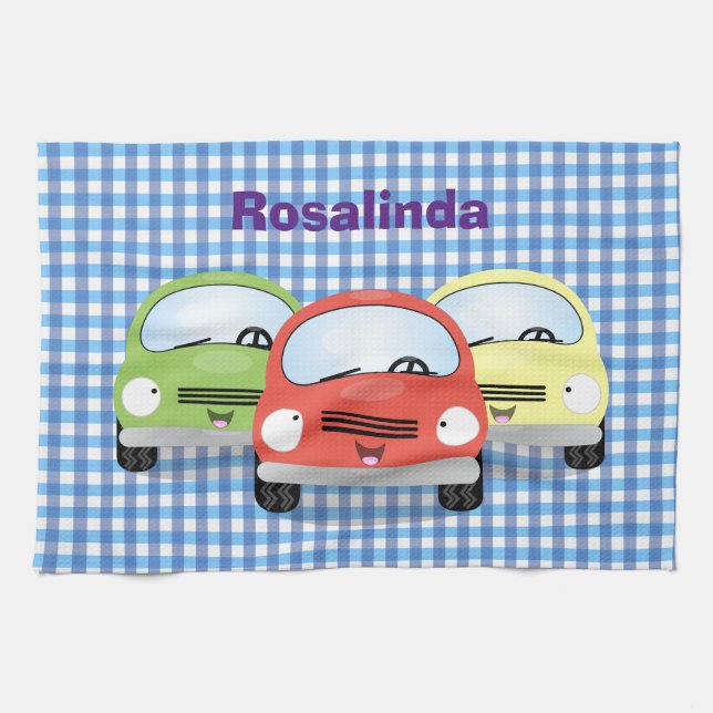Niedliche Kawaii-Cartoon Geschirrtuch (Horizontal)