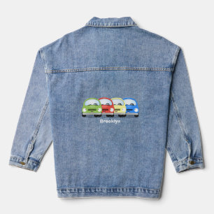 Niedliche Kawaii-Cartoon Jeansjacke