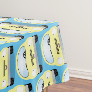 Niedliche Kawaii-Cartoon Tischdecke