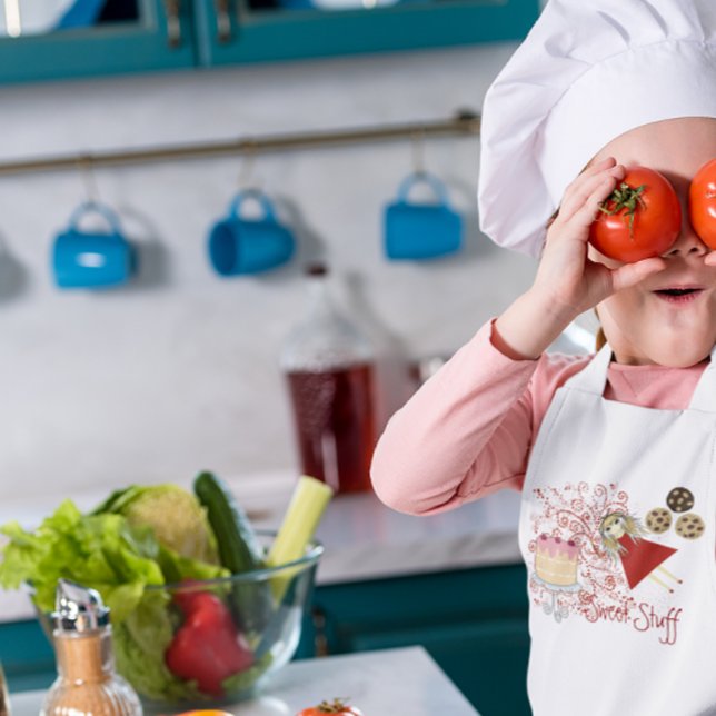 Niedliche Kawaii Cookies und Kuchen Kinderschürze (Von Creator hochgeladen)
