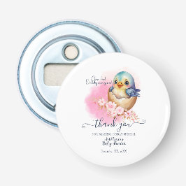 Niedliche Kawaii Egg Bird Elegante Floral Baby Dus Flaschenöffner