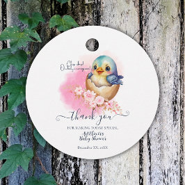 Niedliche Kawaii Egg Bird Elegante Floral Baby Dus Geschenkanhänger
