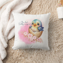 Niedliche Kawaii Egg Bird Elegante Floral Baby Dus Kissen