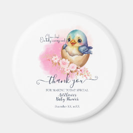 Niedliche Kawaii Egg Bird Elegante Floral Baby Dus Magnet