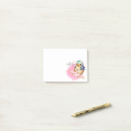 Niedliche Kawaii Egg Bird Elegante Floral Baby Dus Post-it Klebezettel