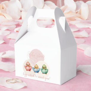 Niedliche Kawaii Eiervögel Pastellfarben Kinderdus Geschenkschachtel