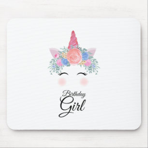 Niedliche Kawaii farbenfrohe Regenbogen Einhorn Ge Mousepad