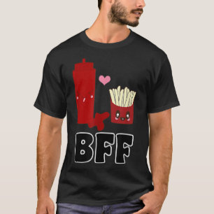 Niedliche Kawaii French Fries und Ketchup BESTE FR T-Shirt
