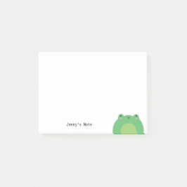 Niedliche Kawaii Frog Tiercotattacore  Post-it Klebezettel