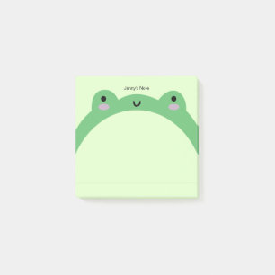 Niedliche Kawaii Frog-Tierspezies Post-it Klebezettel