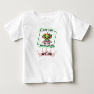 Niedliche Kawaii Froschprinzessin Princess Print Baby T-shirt