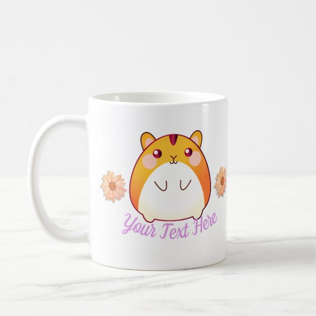 Niedliche Kawaii Hamster-Gewohnheit Kaffeetasse (Links)