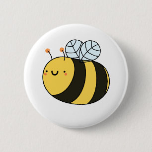 Niedliche Kawaii-Hummel Button
