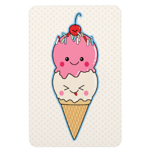 Niedliche Kawaii Ice Creme Magnet