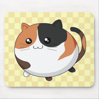Niedliche Kawaii Kaliko Kittykatze Mousepad