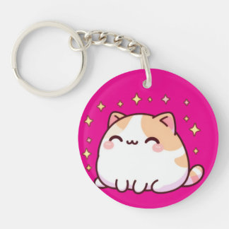 Niedliche Kawaii-Katze Schlüsselanhänger