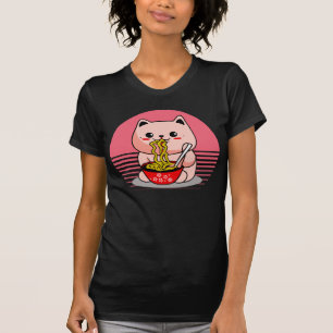 Niedliche Kawaii-Katze T-Shirt