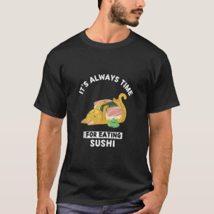 Niedliche Kawaii Neko Katze Es ist immer Zeit, T-Shirt