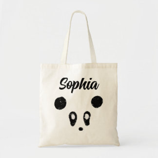 Niedliche Kawaii Panda Personalisiert Tote Beutel  Tragetasche