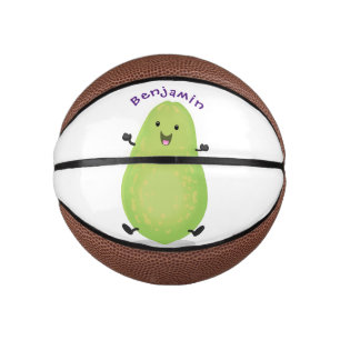 Niedliche Kawaii Papaya Pw Pfow Cartoon-Abbildung Mini Basketball