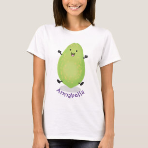 Niedliche Kawaii Papaya Pw Pfow Cartoon-Abbildung T-Shirt