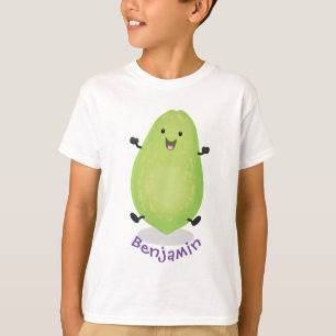 Niedliche Kawaii Papaya Pw Pfow Cartoon-Abbildung T-Shirt