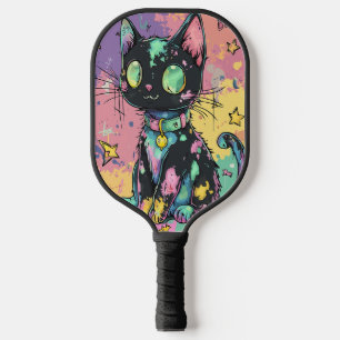Niedliche Kawaii Pastel Goth Patchwork Gotische Cr Pickleball Schläger
