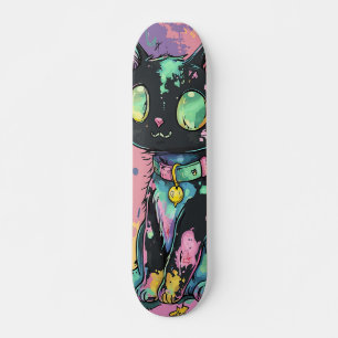 Niedliche Kawaii Pastel Goth Patchwork Gotische Cr Skateboard
