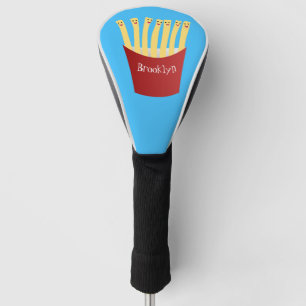 Niedliche Kawaii Pommes Fastfood Cartoon Illustrat Golf Headcover