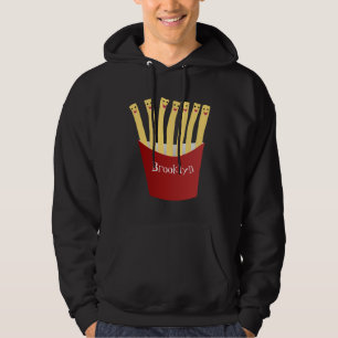 Niedliche Kawaii Pommes Fastfood Cartoon Illustrat Hoodie